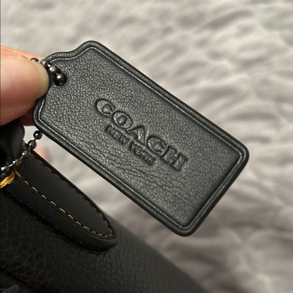 Coach Signature Canvas and Black Leather Crossbody - Picture 4 of 7